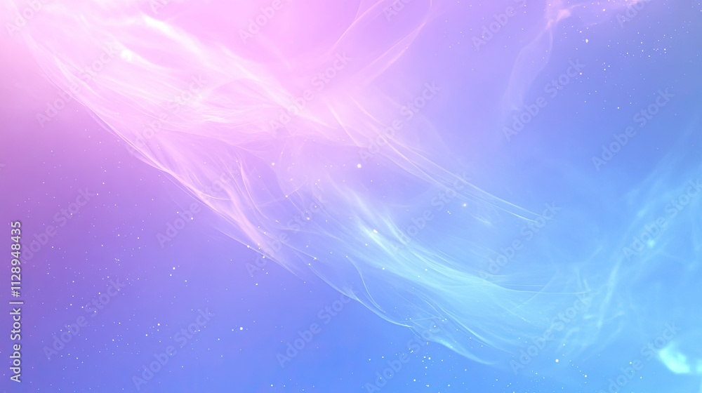 Poster pastel purple and blue gradient background with a light, ethereal quality, ideal for creating a tran