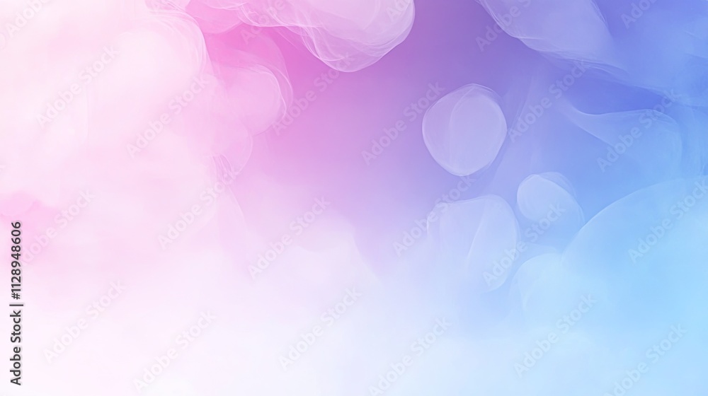 Poster pastel purple and blue gradient background with a light, ethereal quality, ideal for creating a tran