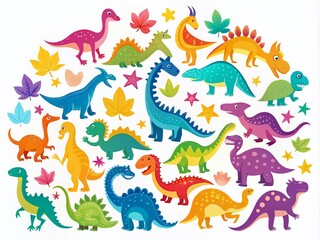 Educational Silhouette Photography of Dinosaurs Representing the Alphabet for Children’s Reading Lessons in a Fun and Imaginative Style for Skill Development
