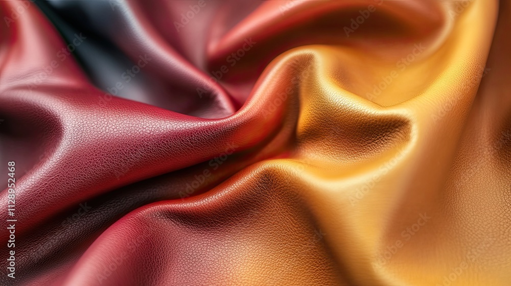 Poster stylish gradient leather texture with smooth color blending, ideal for backgrounds needing a sophist