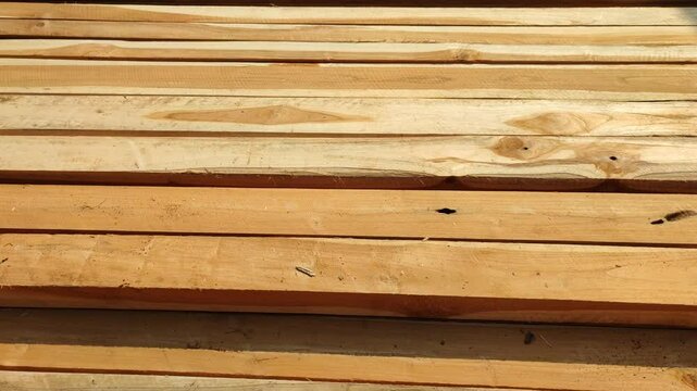 teak wood has been cut