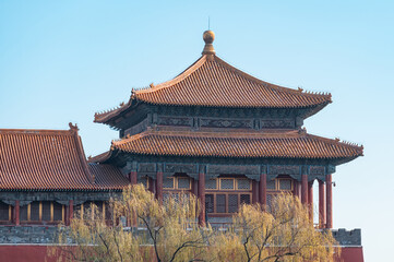 Obraz premium The Gilded Palace of the Forbidden City in Beijing