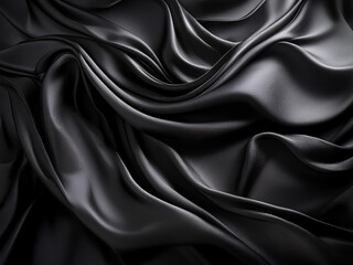 Obraz premium 黒い布のテクスチャー