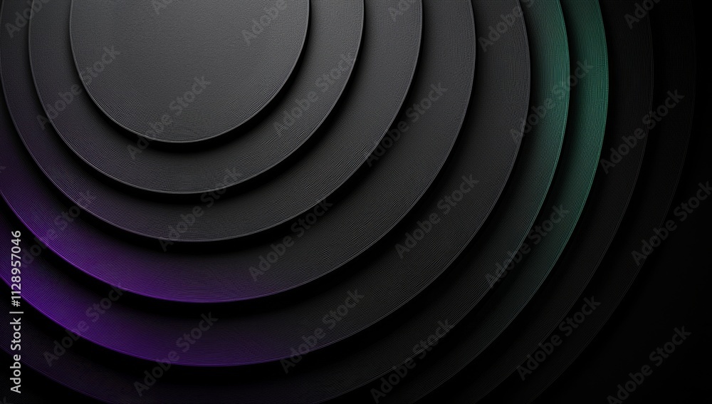 Poster a modern, colorful background featuring an abstract 3d rendering of geometric shapes, ideal for post