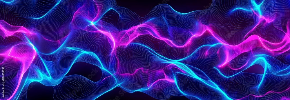 Aufkleber a 3d abstract render featuring a twisted form, designed as a modern illustration for a background.