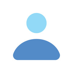 Simple Pixelated Icon Depicting a Human Figure
