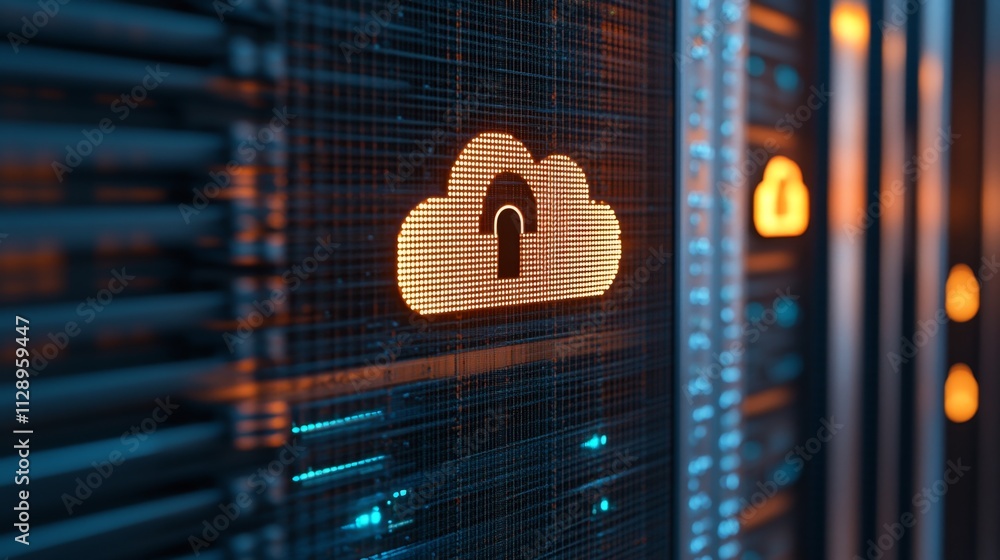 Poster cloud security measures for data protection in technology infrastructure and digital environments em