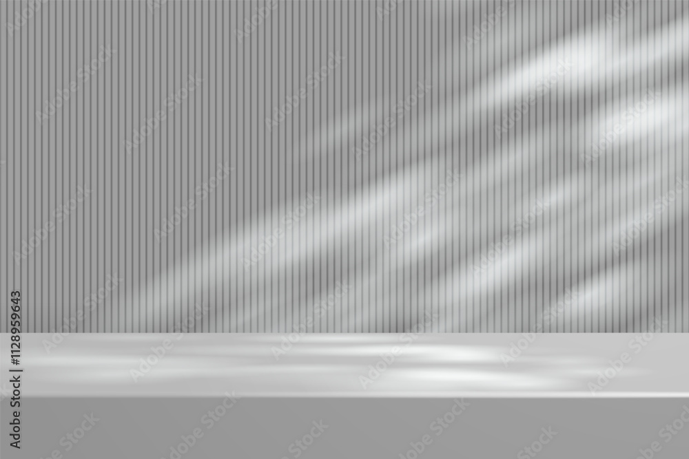 Aufkleber empty studio base and light and shadow backgound. product display free vector.
