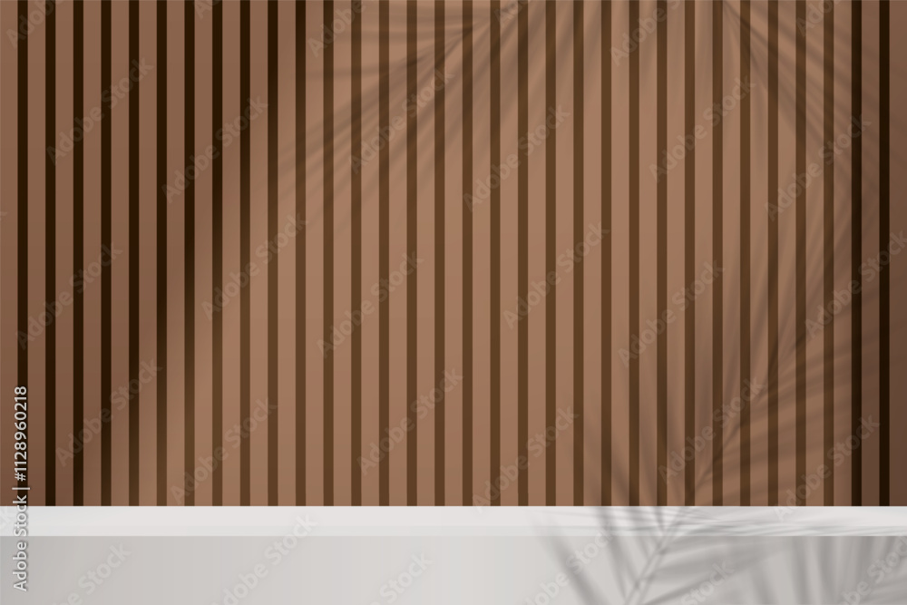 Aufkleber empty studio base and light and shadow backgound. product display free vector.