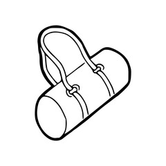 cartoon of hand bag coloring pages