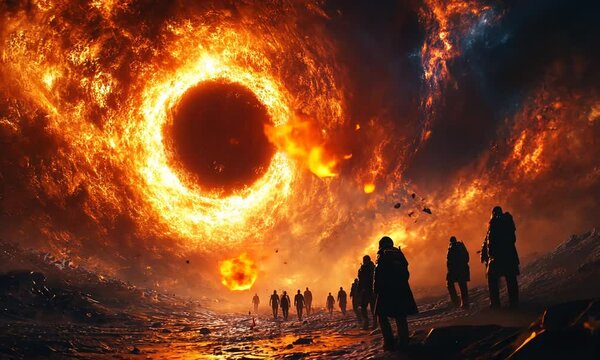 Apocalyptic Ring of Fire: Humanity's Exodus