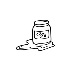 illustration of a bottle of ink