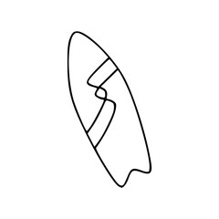 cartoon of a surfing board