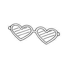 sunglasses  shaped heart shaped