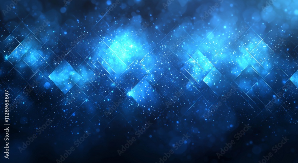Aufkleber abstract backdrop featuring a 3d tunnel composed of squares.