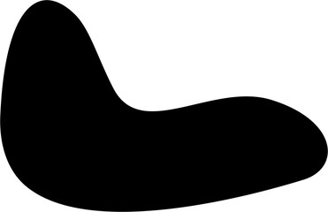 illustration of a pair of black and white shoes