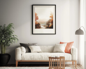 Minimalistic Interior, Frame Mock-up
