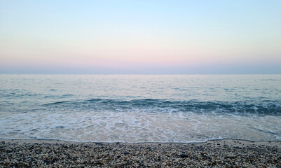 The crystal-clear waters of the Mediterranean in Liguria with intense turquoise and blue reflections for a healthy bath in the aromas of saltiness. The allure of the sea is diurnal and nocturnal.

