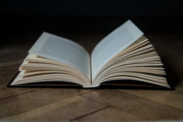 Opened book