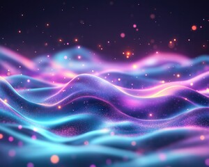 Fototapeta premium Explore the Serene Mindscape Vibrant Neural Networks Glowing with Mindfulness and Awareness, a Visual Representation of Inner Peace and Conscious Thought Processes Discover the beauty of