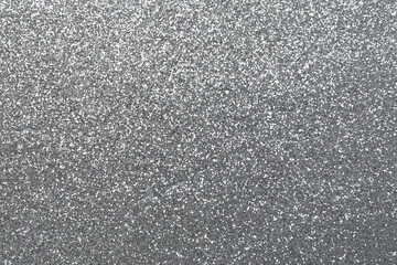 Shiny silver glitter texture background
