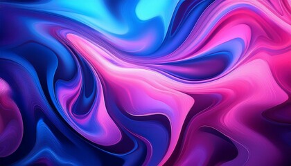Fototapeta premium abstract liquid background with pink blue and purple color transitions modern background with liquid neon effect abstract background with vibrant color palette