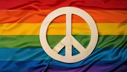 bright rainbow colored abstract peace background