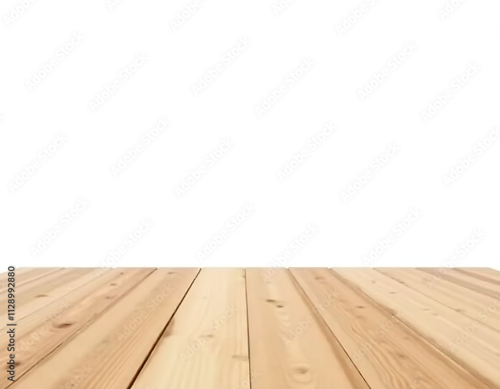 Poster wooden tabletop texture with a clean white background ideal for product displays and visual layouts 