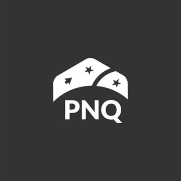 PNQ letter logo design on white background. Creative  modern PNQ letter logo design. Vector design.