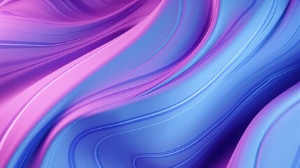 Abstract Swirling Purple and Blue Fluid Design
