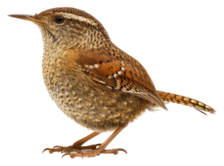 PNG Wren bird animal white background wildlife.