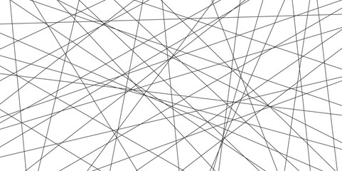 Abstract black lines with white background. Creative and geometric shape with luxury pattern and paper texture design. abstract background with stripes for website design Technology background.	