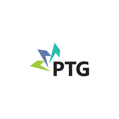 PTG letter logo design on white background. Creative  modern PTG letter logo design. Vector design.