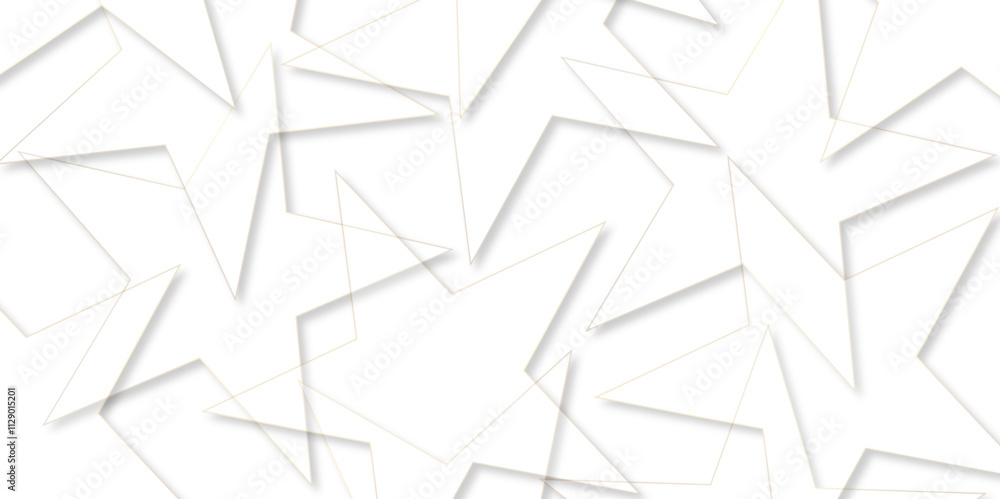 Aufkleber white paper star texture background. abstract background of translucent big stars in white colors. g