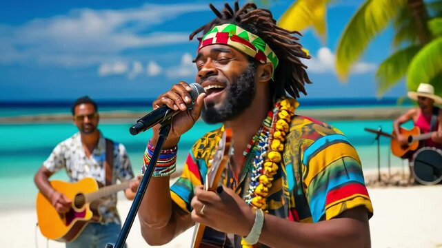 Beach Reggae Performance