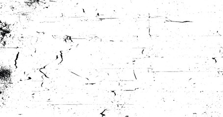 Black and white grunge urban texture vector with copy space.  Monochrome particles abstract texture. Vector illustration.
