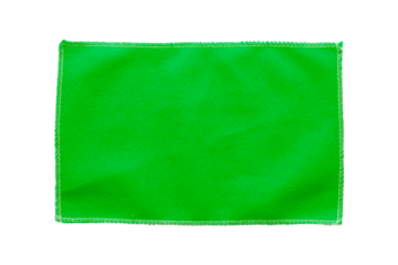 Glasses microfiber cloth isolated on white