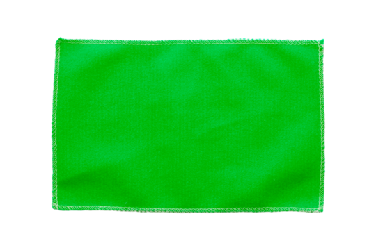 Glasses microfiber cloth isolated on white