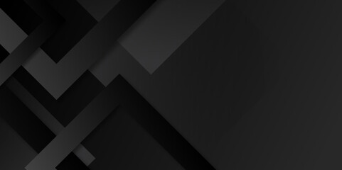 Obraz premium Abstract background with tr lines. Vector Abstract Elegant black and grey Background. dark paper gradient material in triangle technology and square shapes template for business, card, flyer design. 