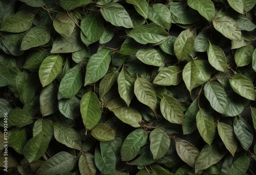 Aufkleber abstract background of dry java plum leaf with fine green fibers, abstract texture, nature-inspired 