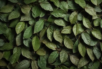 Fototapeta premium Abstract background of dry Java plum leaf with fine green fibers, abstract texture, nature-inspired art, foliage texture