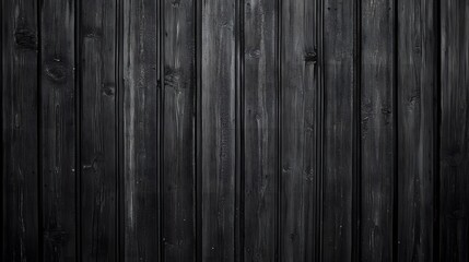 Fototapeta premium Dark brown wooden planks, gloomy and moody, top-down view