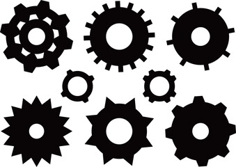 歯車のアイコンセット