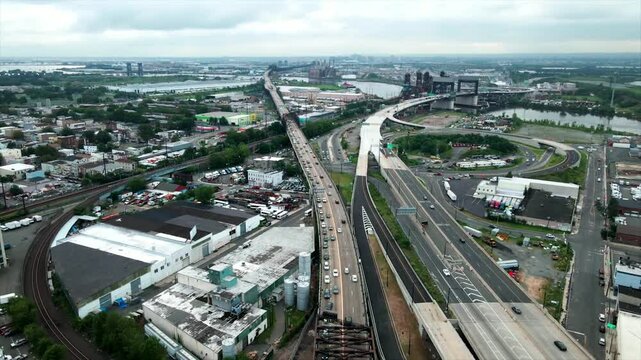 Aerial footage of Frederick, Maryland, USA, showcasing the town's charming streets, historic buildings, landmarks, roads, neighborhoods, parks, and vibrant cityscapes. A captivating picturesque view