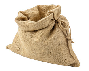 Burlap Sack Rustic, Textured, Empty, Brown, Jute, Tied, Sackcloth, Container, Storage, Bag