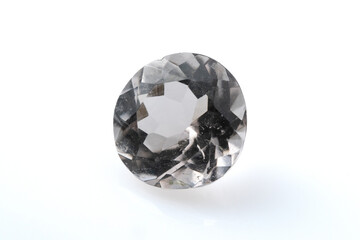 Natural Achroite White Tourmaline Gemstone - A Stunning Oval Cut with Exceptional Clarity