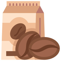 Coffee Flat color icon
