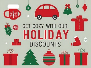 Festive Holiday Discounts Cozy Christmas Winter Sale