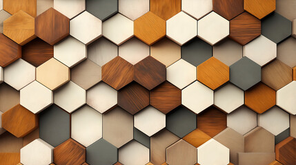 Hexagon wallpaper or background