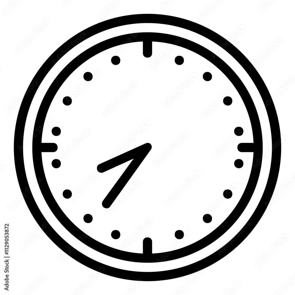 Poster user interface and clock icon